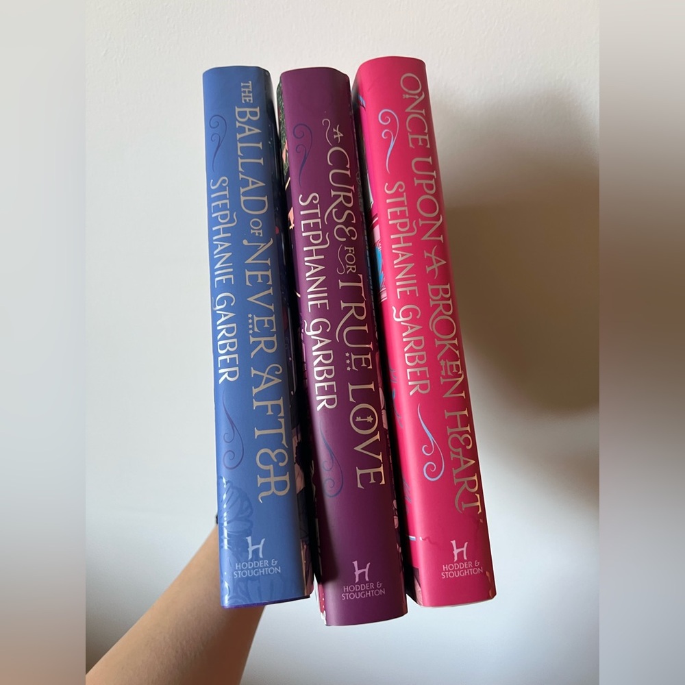 Once Upon a broken heart trilogy by Stephanie Garber Fairyloot edition